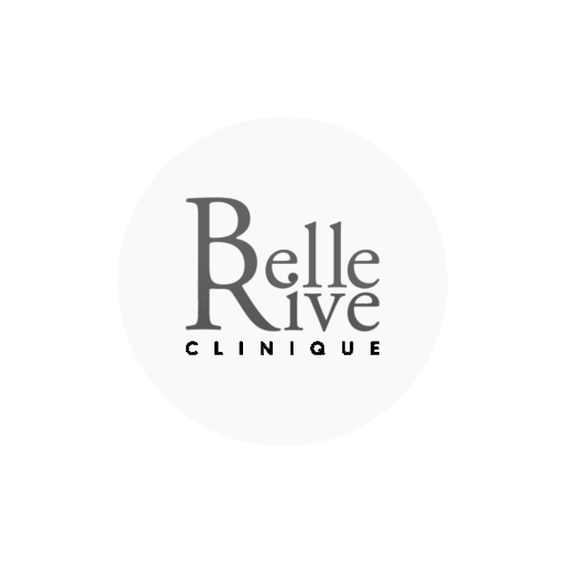 Logo en noir et blanc de la clinique psychiatrique Belle-Rive située à Villeneuve-les-Avignon dans le Gard ayant commandé une vidéo d'entreprise à Ostinato Films