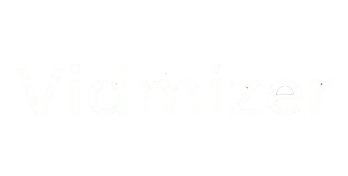 VIDMIZER logo vidmizer blanc